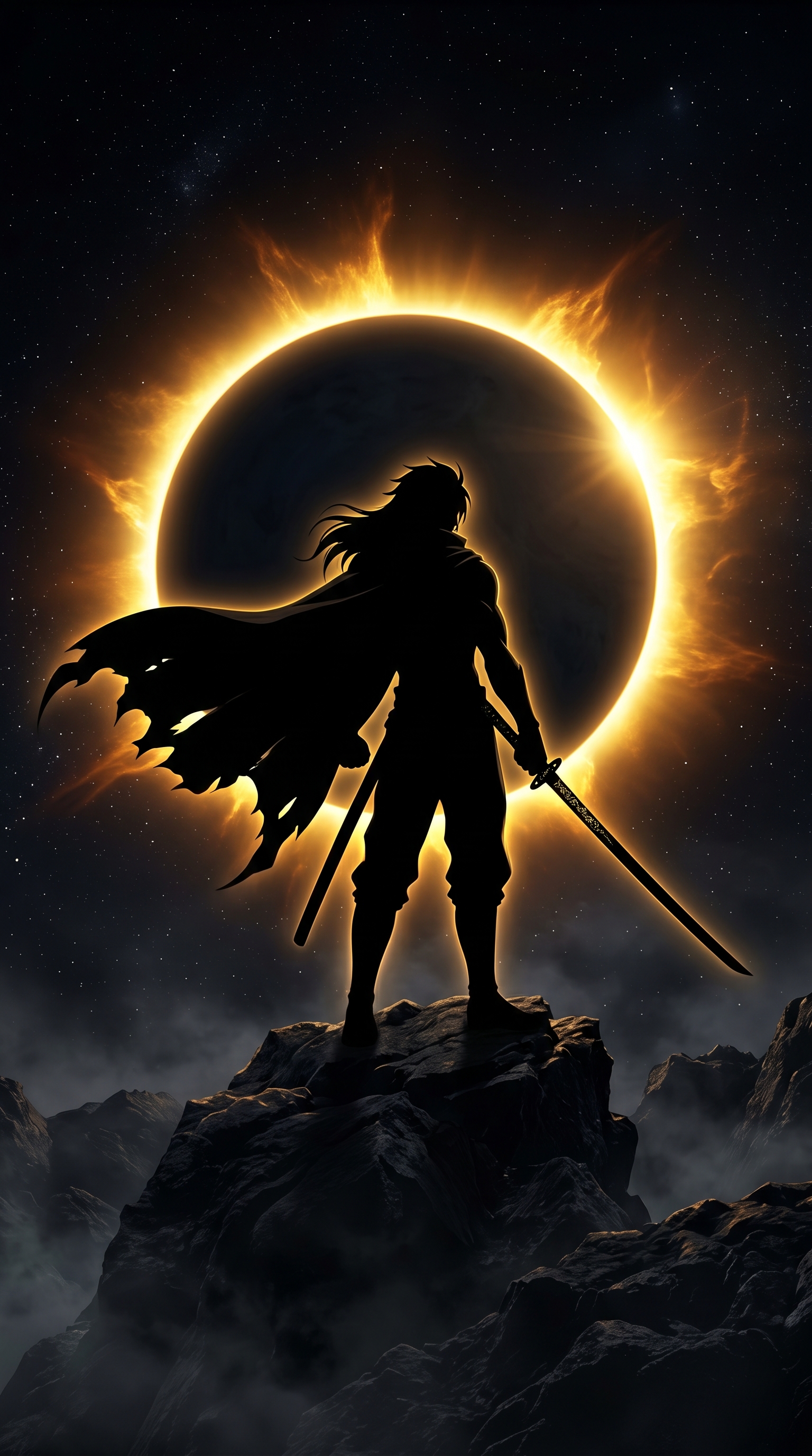 Anime Warrior Solar Eclipse